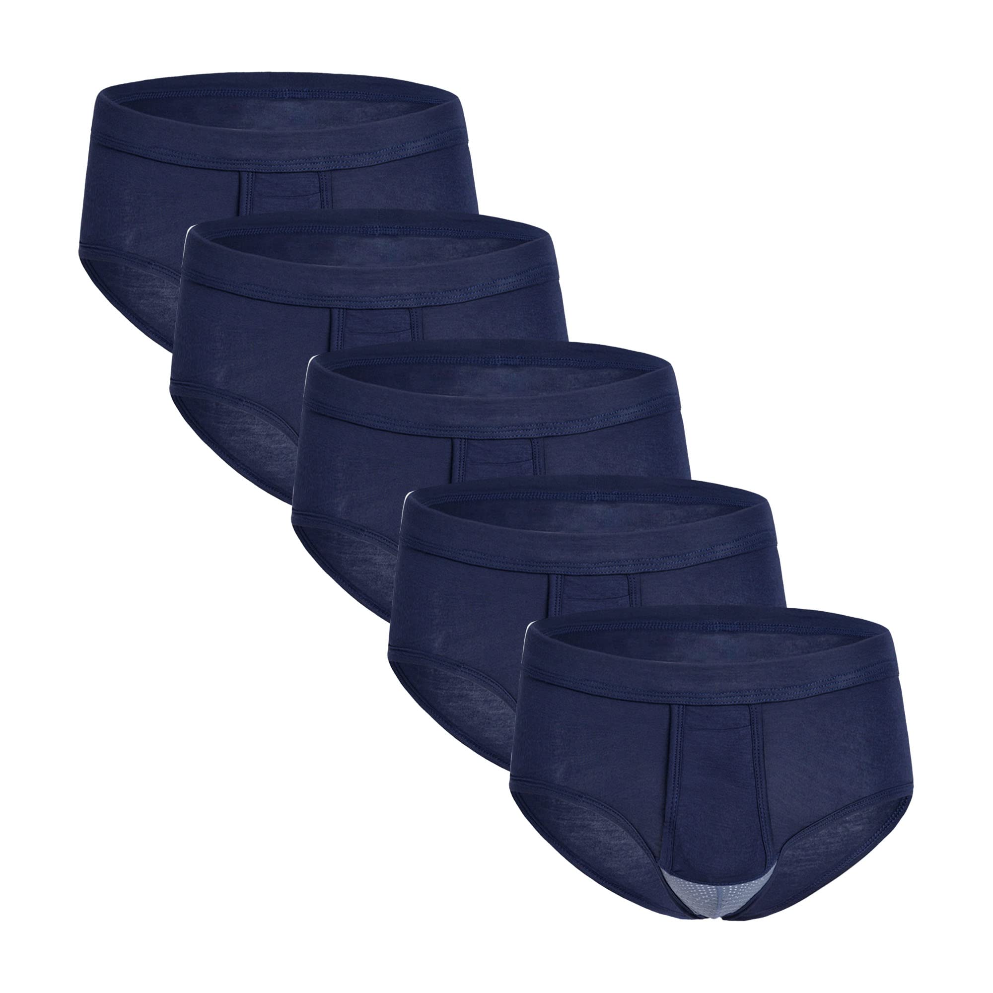 JEShifangjiusu - Boxer da uomo in cotone, biancheria intima lunga, morbida, comoda, leggera, confezione di boxer