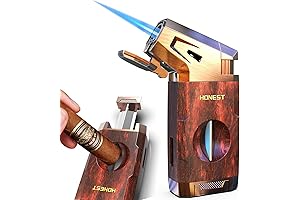 Windproof Cigar Refillable Torch Lighter