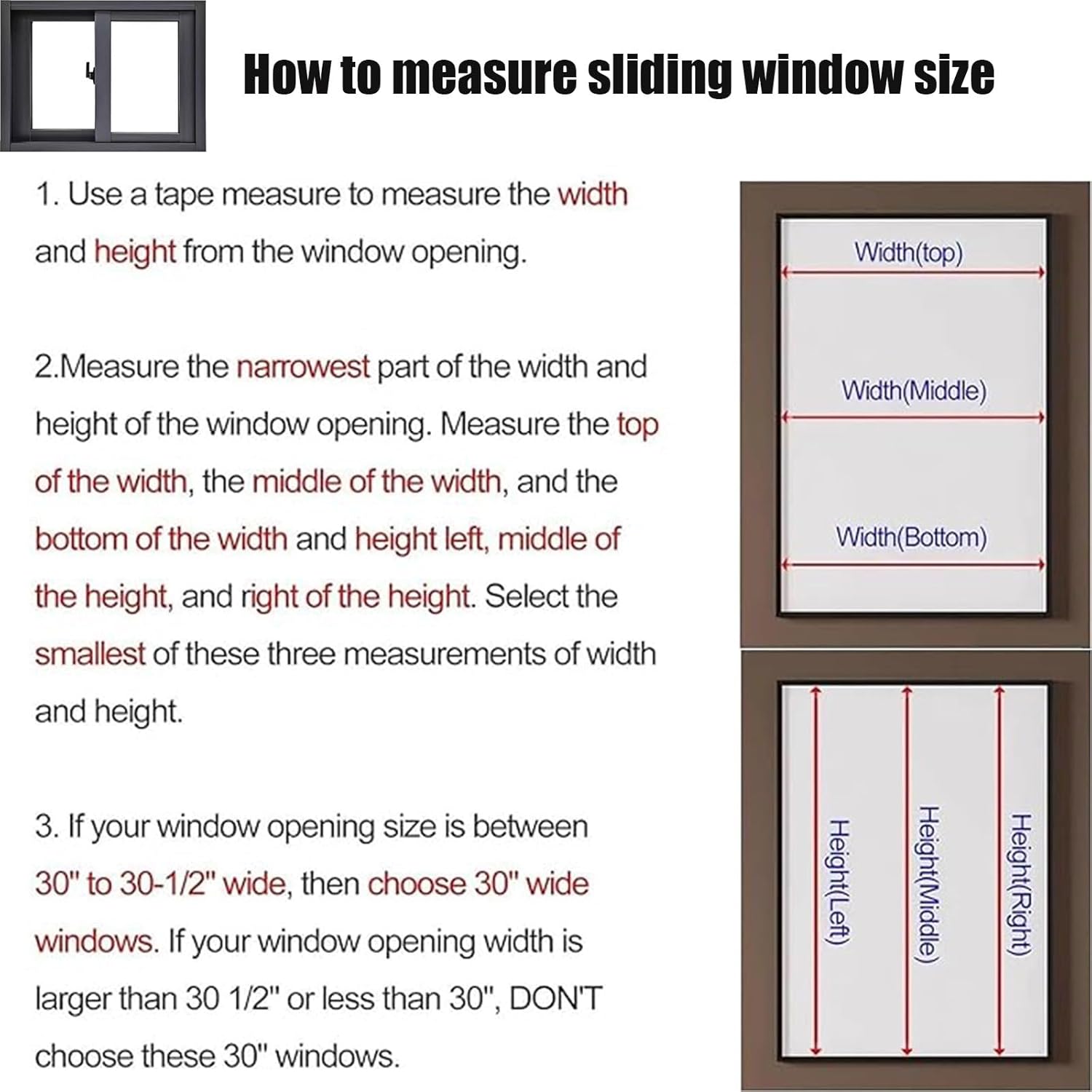 Black Basement Replacement Window Horizontal Sliding Window, Vinyl Bathroom Slider Window, with Removable Screen Tempered Glass, for Chicken Coops Basement Bathroom Garages 27x12in/68x30cm