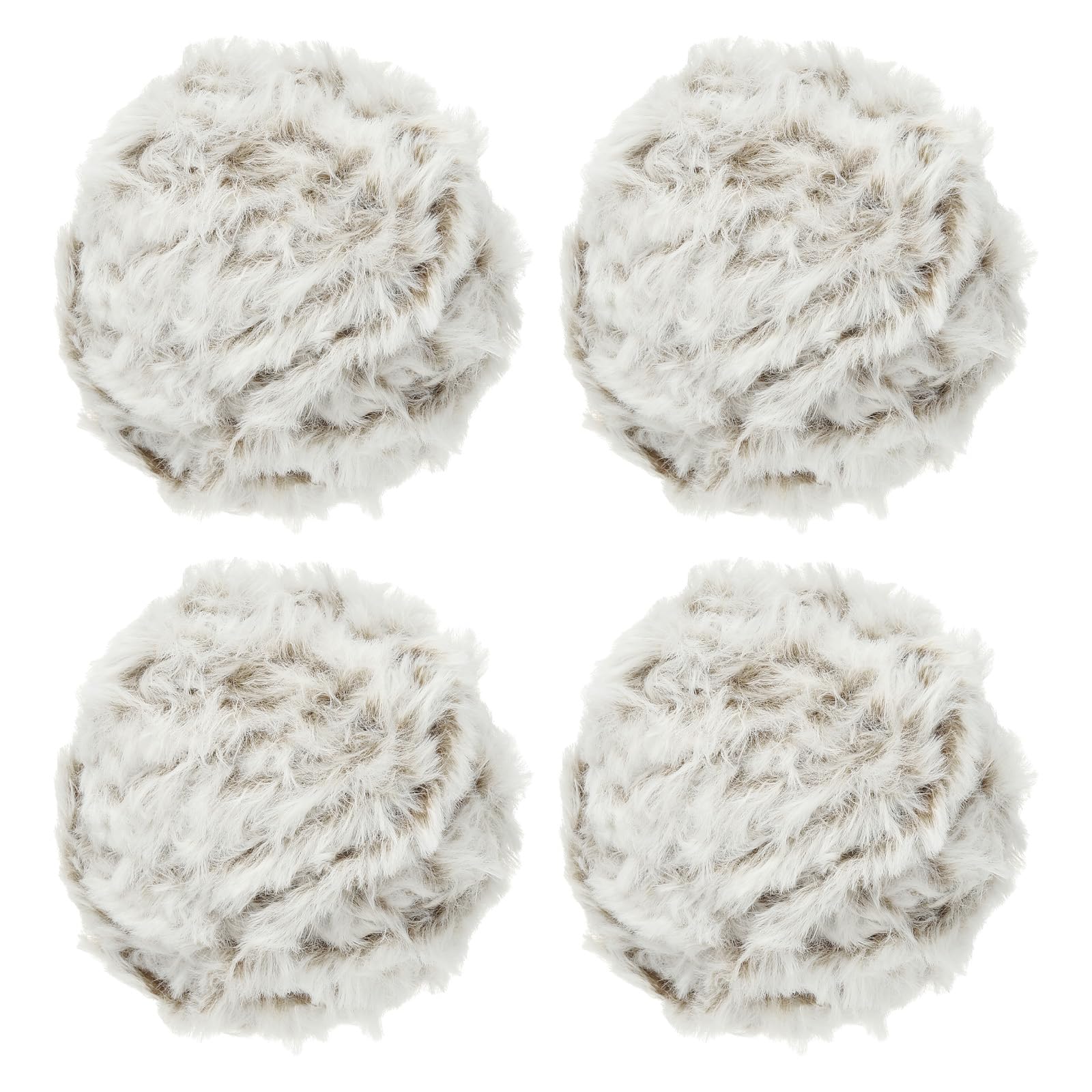 Fil Doux et Duveteux Crochet Fausse Fourrure Pelucheux Polyester Épais pour Tricot