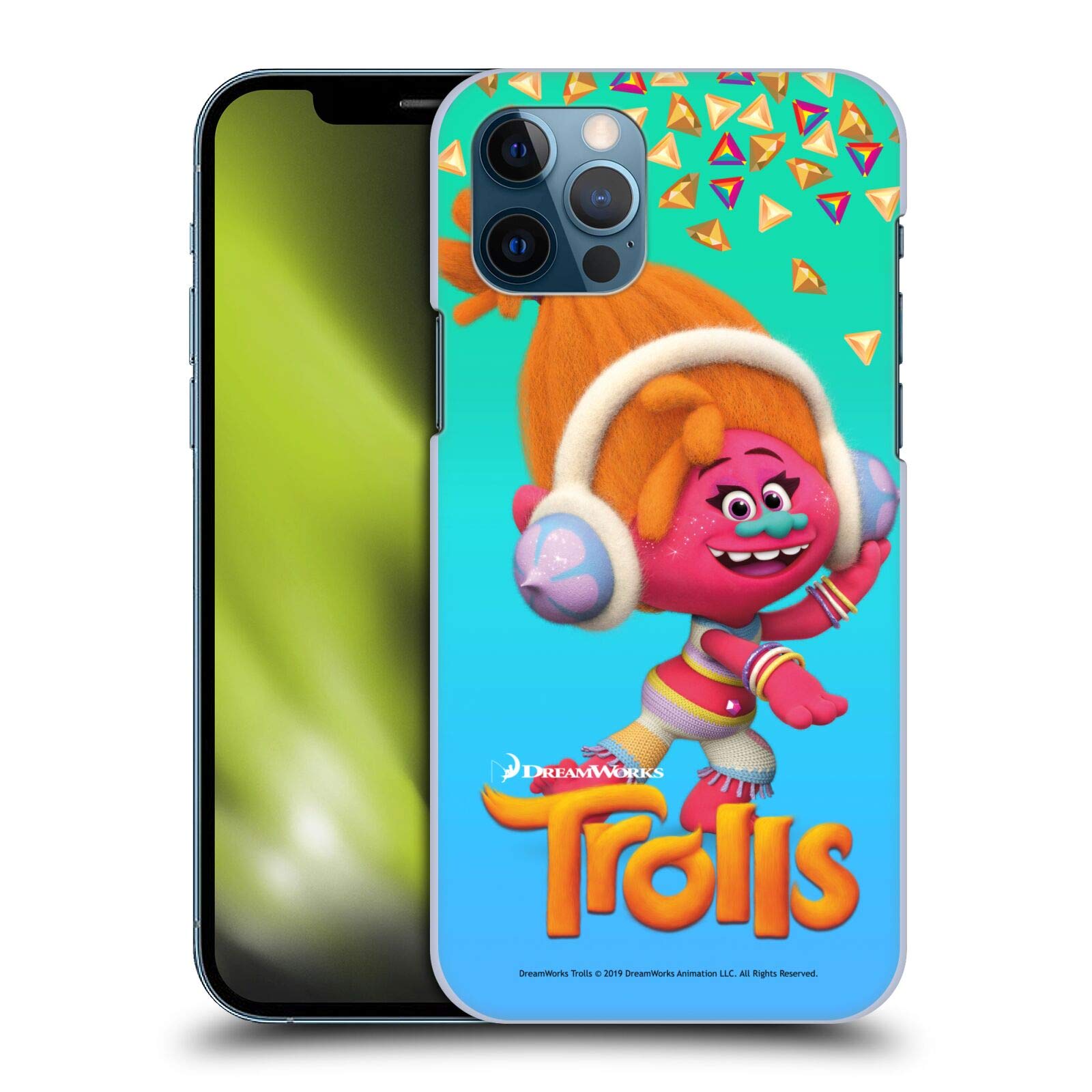 Head Case Designs Officially Licensed Trolls DJ Suki Snack Pack Hard Back Case Compatible with Apple iPhone 12 / iPhone 12 Pro