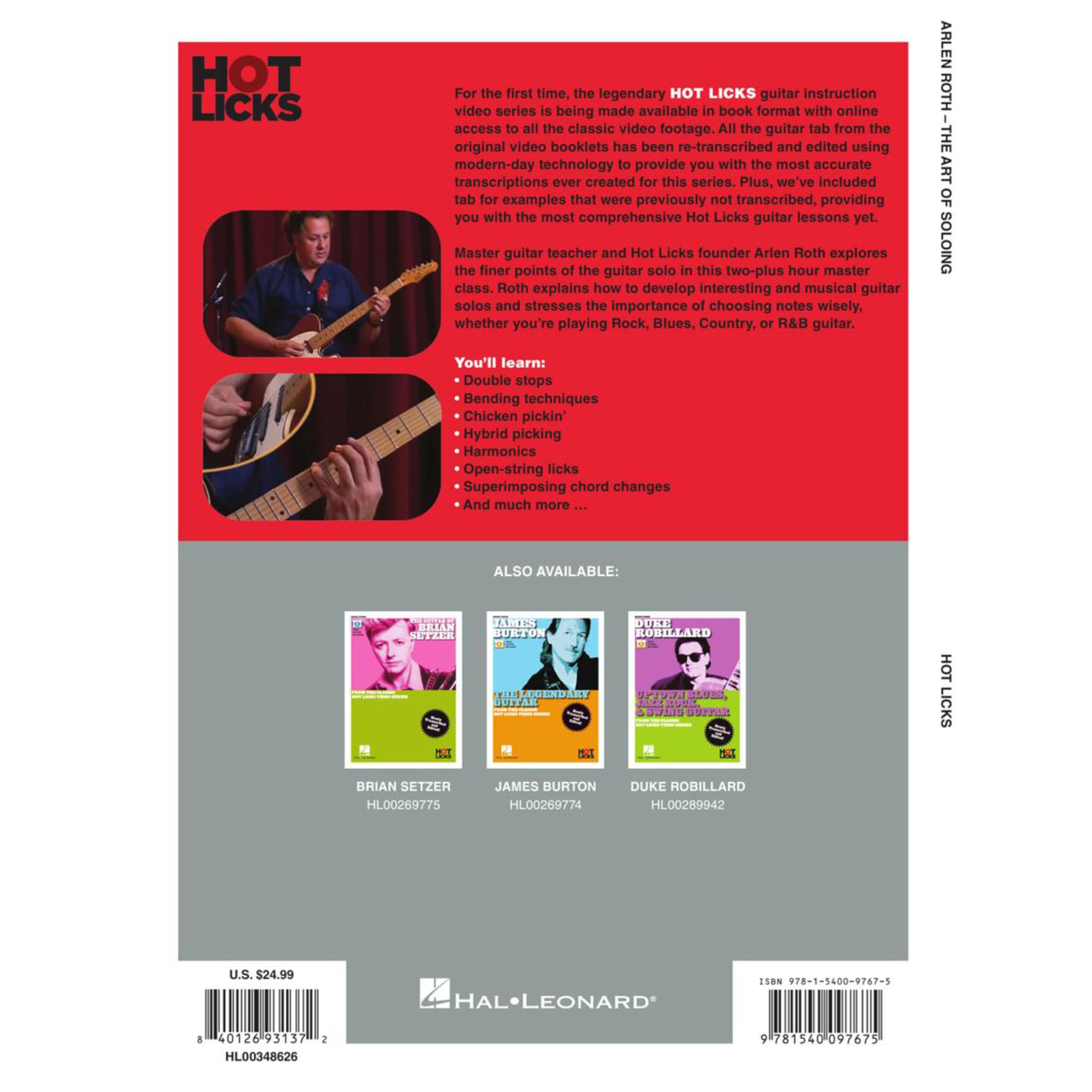 The Art of Soloing: Instructional Book With Online Video Lessons from the Classic Hot Licks Video
