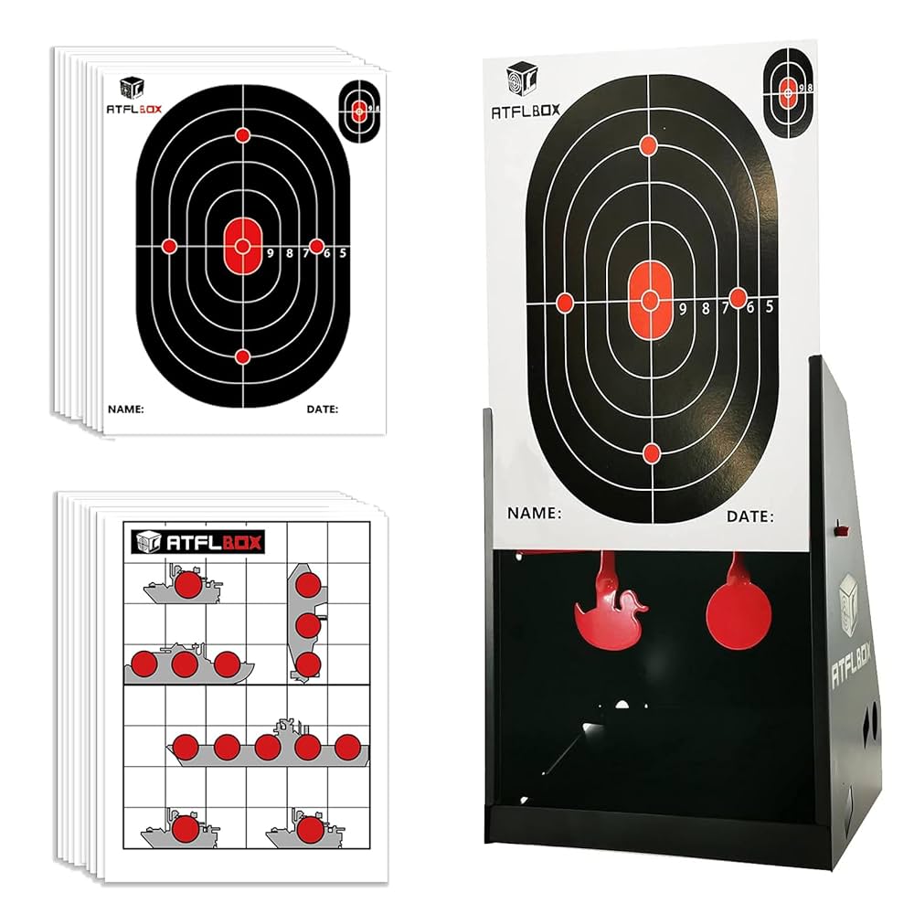 amazon-com-atflbox-7-x-9-inch-bb-gun-target-trap-with-20pcs-paper-targets-and-spinning-metal-silhouettes-shooting-targets-for-backyard-outdoor-indoor-suitable-for-airsoft-rifle-pellet-gun for Bb Gun Targets Printable Free Amazon.com : Atflbox 7 x 9 Inch BB Gun Target Trap with 20pcs Paper Targets and Spinning Metal Silhouettes Shooting Targets for Backyard, Outdoor, Indoor, Suitable for Airsoft, Rifle, Pellet Gun : for Bb Gun Targets Printable Free