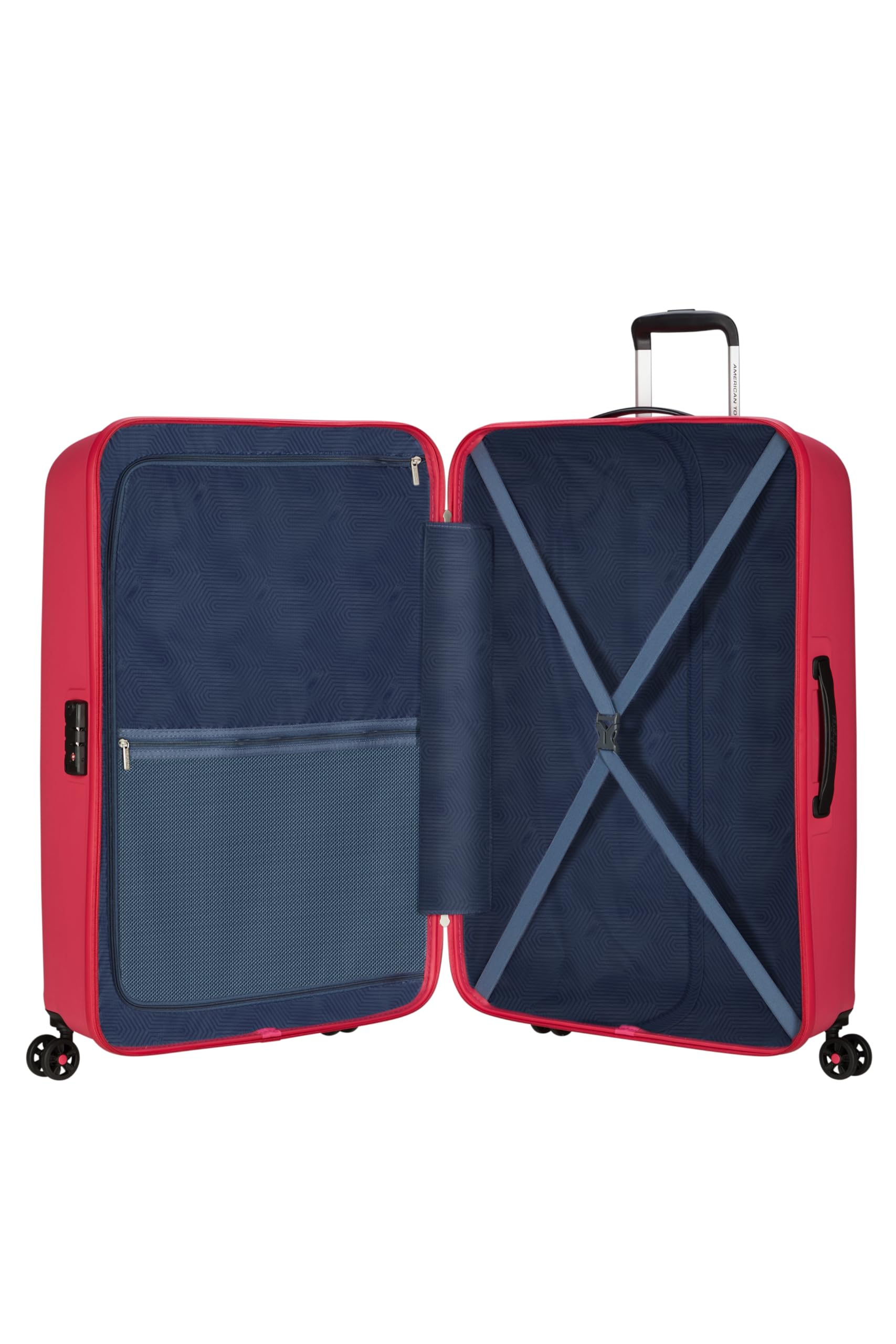 American Tourister Ellipso - Spinner L, Valigia, 79 cm, 104 L, Rosa (Pink Flash)