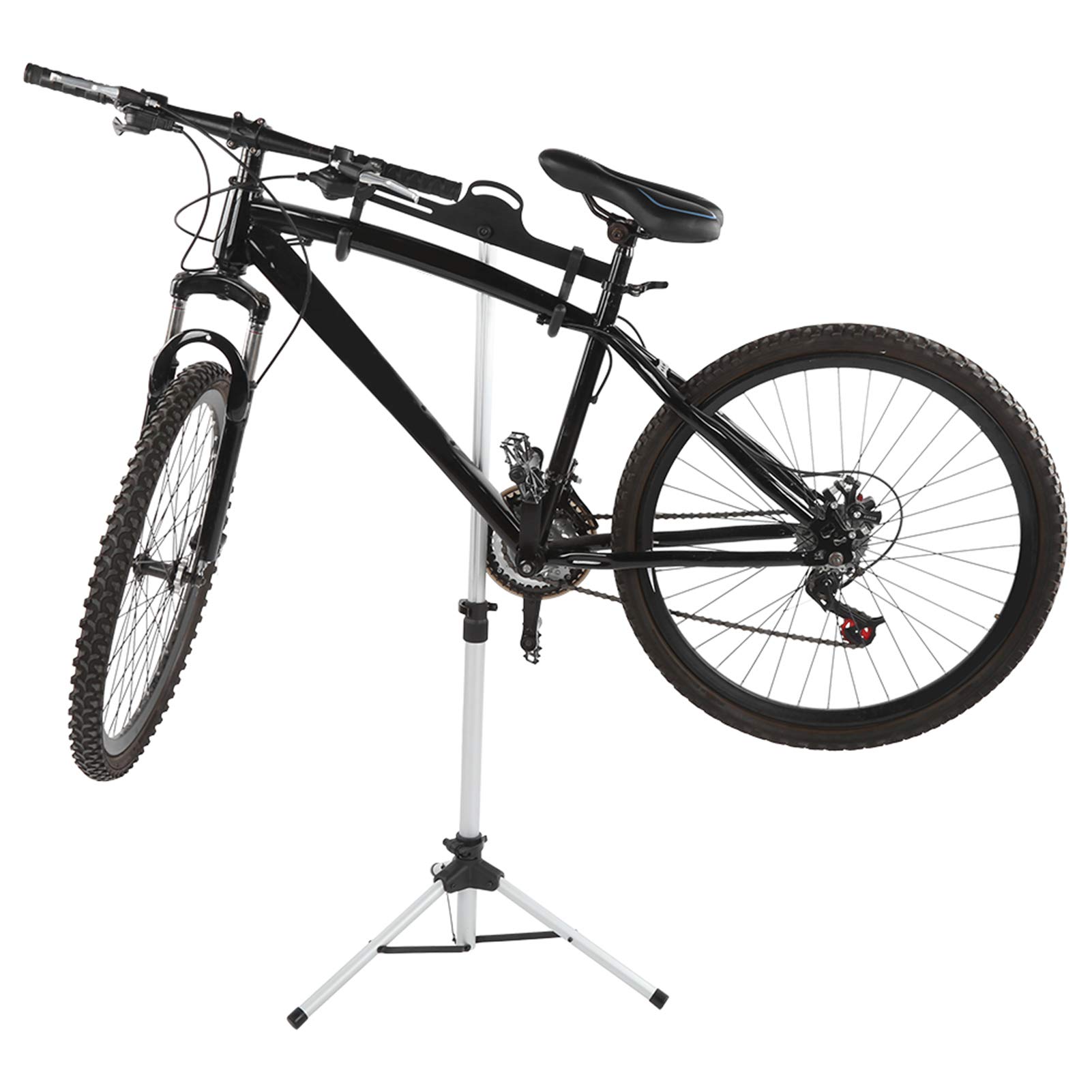 Hidyliu Cavalletto per Riparazione Biciclette Regolabile Portapacchi per Manutenzione per Carichi Pesanti per Mountain Bike e Bici da Strada Design in Lega di Alluminio