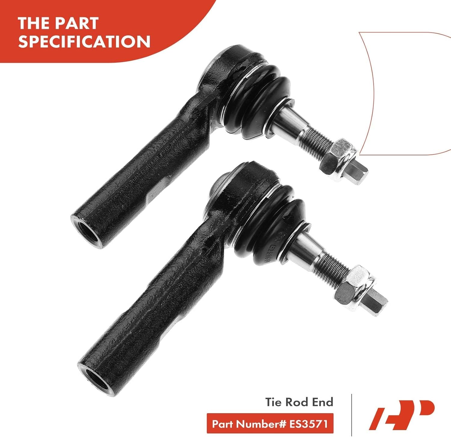 A-Premium Set of 4, Front Upper Control Arm, Outer Tie Rod End, Compatible with Dodge Charger 2006-2010, Challenger 2008-2010, Magnum 2005-2008, Chrysler 300 2005-2010, RWD Only