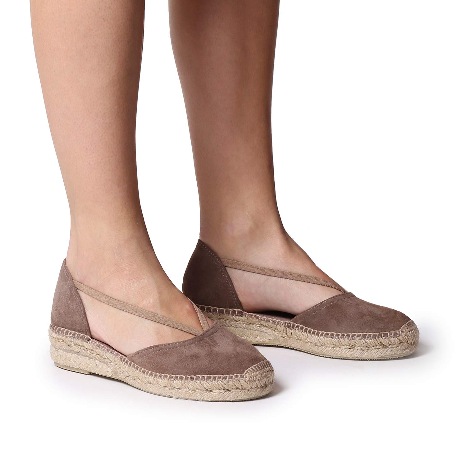 TONI PONS ERLA - Espadrille pour Femme dans des Tons Unis de en Daim.
