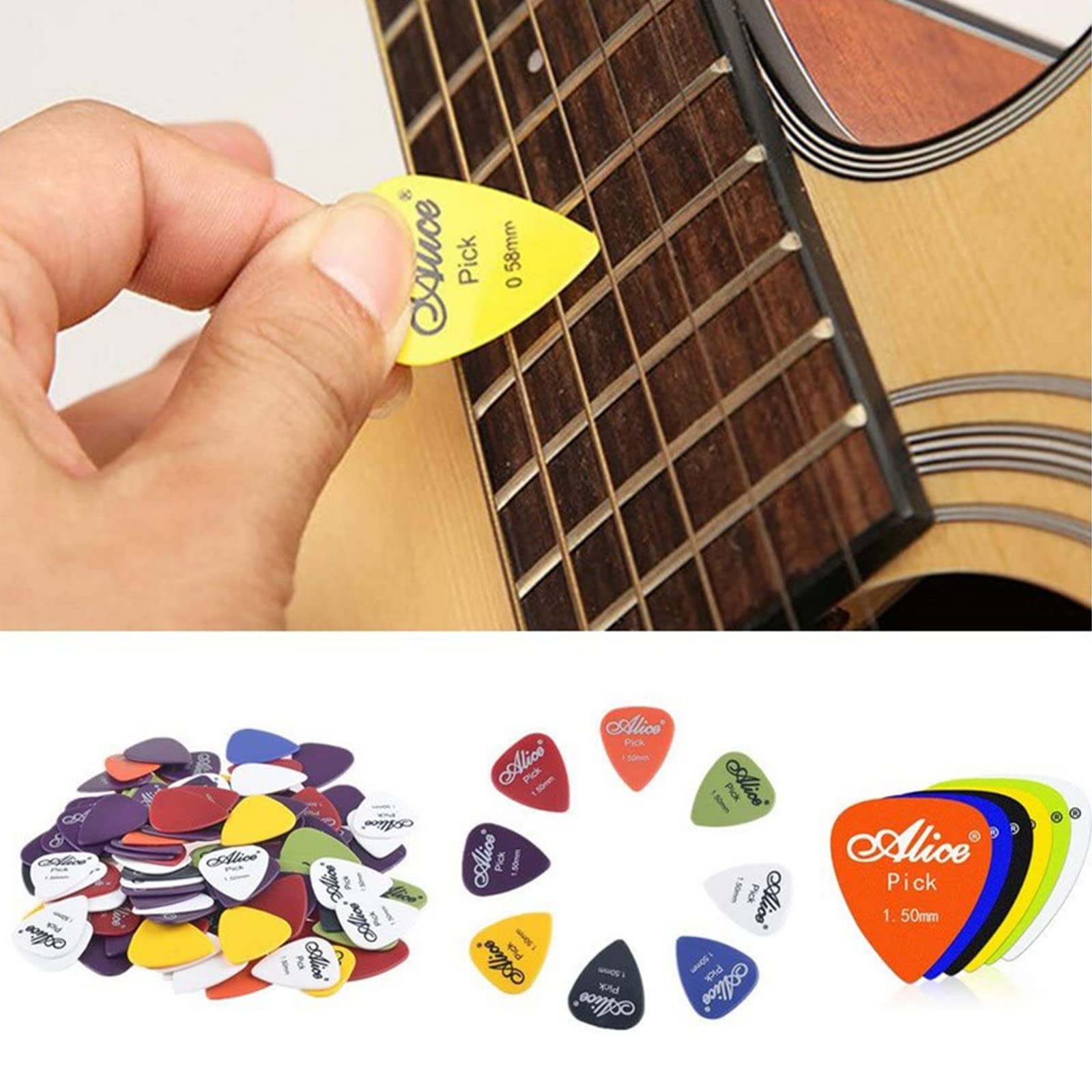 20-teiliges Gitarren-Plektren Set Mit Halter - 3 Stärken Für Jeden Spielstil