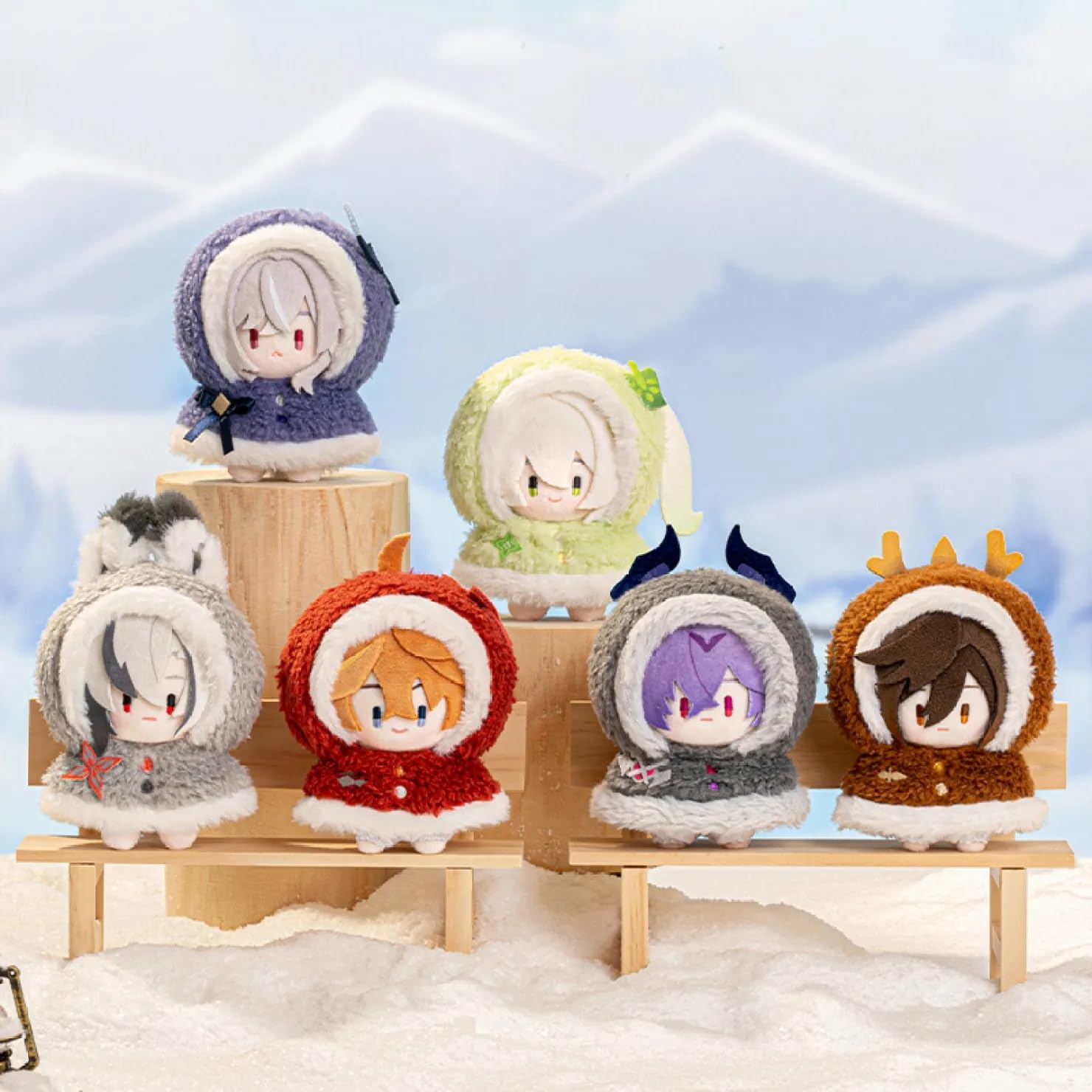 Amazon.co.jp: 原神（げんしん）雪中嬉楽シリーズ ぬいぐるみ