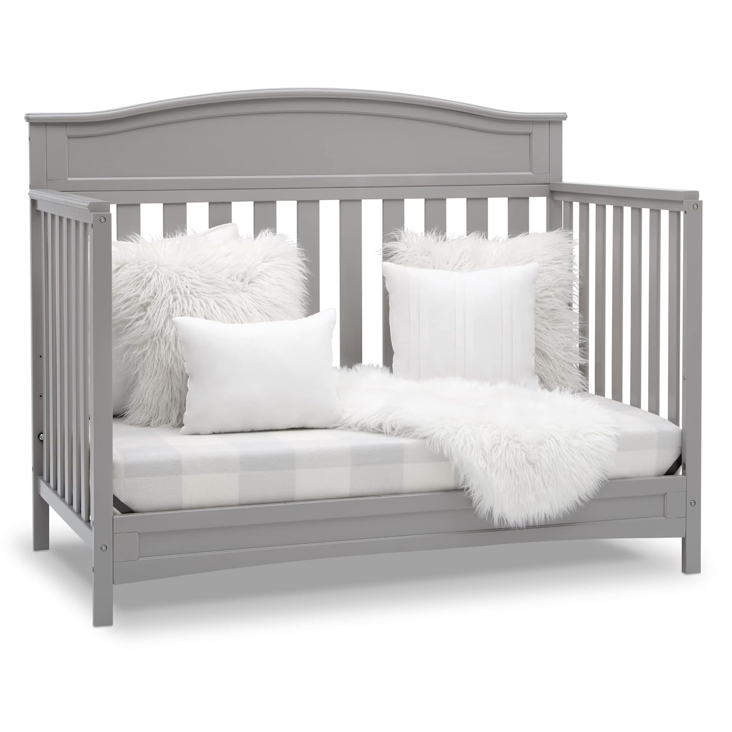 Delta Children Emery 4-in-1 Convertible Baby Crib, Pack of 1, Grey - Image 10