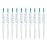 EZGO 10 Pack Teeth Whitening Gel Refills 22% Bleaching Gel, No Sensitive Teeth Whitener, Great for Sensitive Tooth Whitening, Carbamide Peroxide Teeth Whitening Gel, Mint Flavor (10X 5ML)