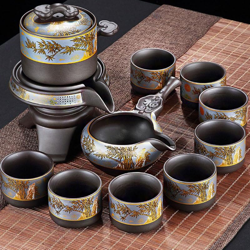 umsl Set da tè cinese di lusso Teiera Kung Fu Zisha Infusori Cucina Puer Teiera E Tazza Set Completo Gaiwan Regalo Strumenti Tetera Teaware