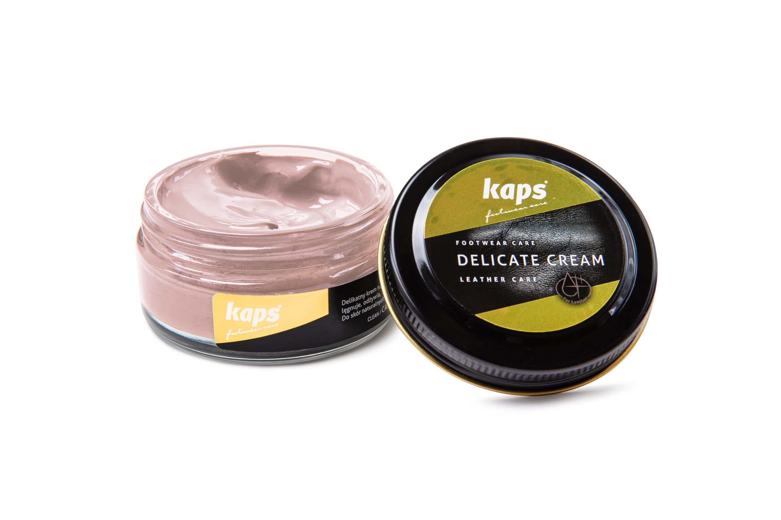 Kaps Leather Shoe Cream - Shoe Care Polish and Colour Conditioner | Refreshes Appearance | For Boots, Handbags, Furniture | Intensive Leather Care and Nourishing | 70 + Shades 50ml — view 34