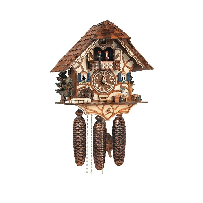 Buy German Cuckoo Clock 8daymovement ChaletStyle 13 inch Authentic