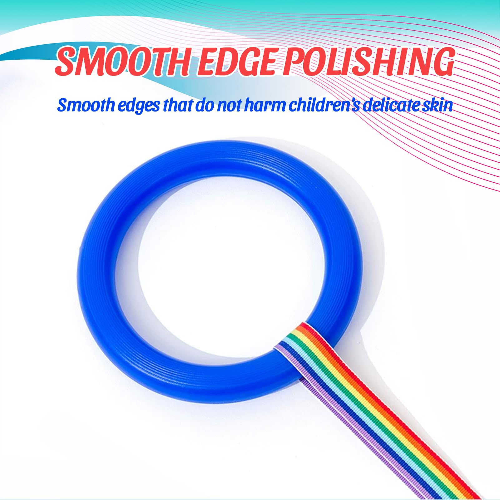 Child Safety Walking Rope with Handle, 6-Ring Boys and Leash for Daycare and Outdoor Play, Kindergarten Anti-Lost Traction Rope — view 6