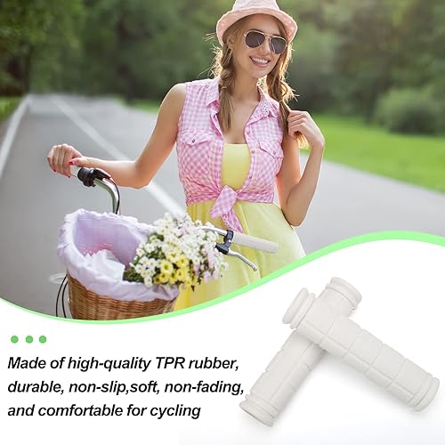 Miniatura 48 de Coolrunner Agarres de manillar de bicicleta, empuñaduras de bicicleta para niños y niñas, agarre de goma antideslizante para scooter Cruiser Seadoo