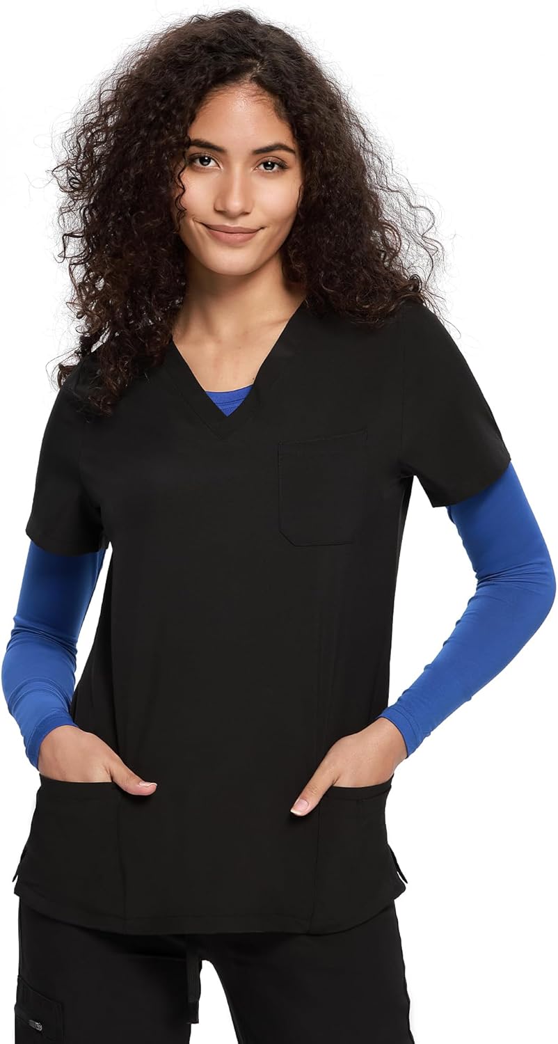 COZYFIT Underscrub Long Sleeve Women - Crew Neck Scrubs Undershirts for Nurse with Soft Fabric - Image 5