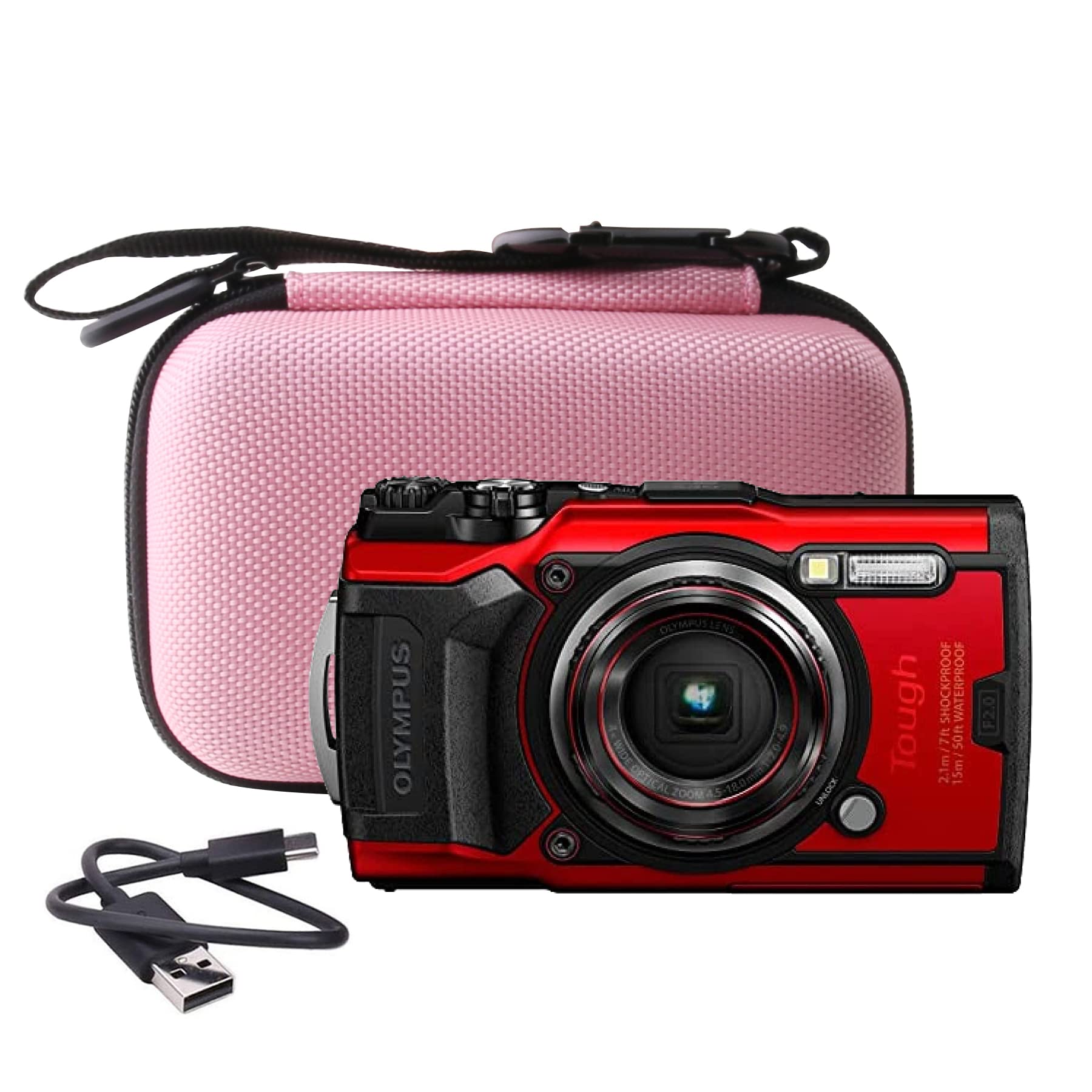 Amazon.com : WERJIA Hard Carrying Case for Olympus Tough TG-7/TG-6 