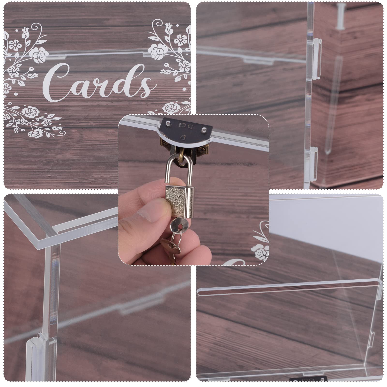 ConsumerBox: scatola in plastica con coperchio incernierato - rose plastic