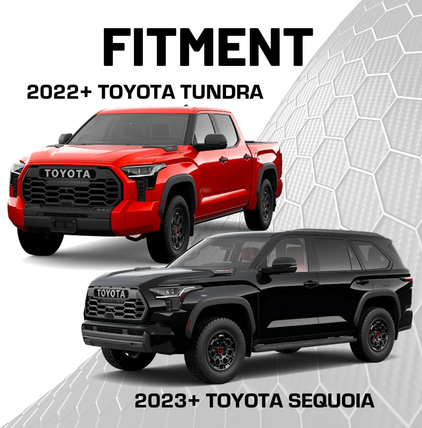 Bulletpoint RubiGrid Metal Dash Mount Phone Holder Compatible with 2022+ Toyota Tundra & 2023+ Toyota Sequoia (Magsafe Compatible)