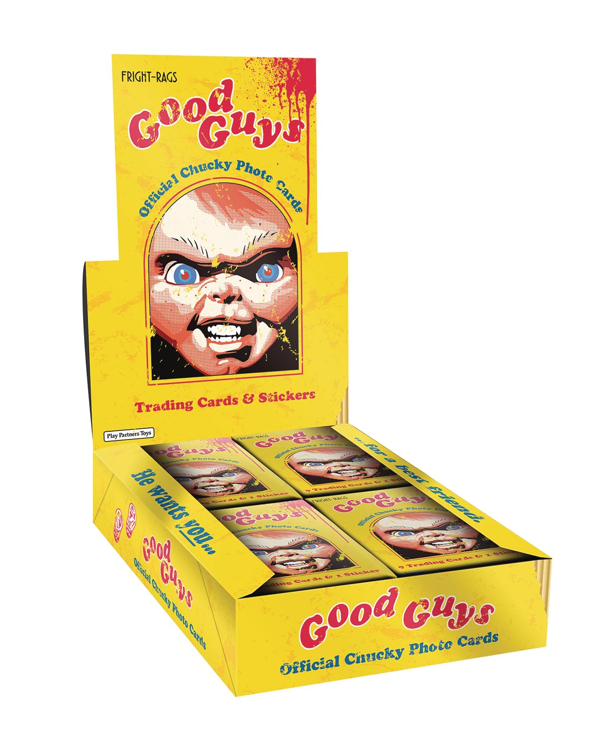 Fright-Rags Chucky Previews Exclusive Trading Cards 24-Pack Hobby Box