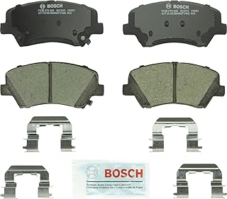 BOSCH BC1543 QuietCast Premium Ceramic Disc Brake Pad Set - Compatible with Select Hyundai Elantra, Elantra Coupe, Elantra GT; Kia Forte, Forte Koup, Forte5; FRONT