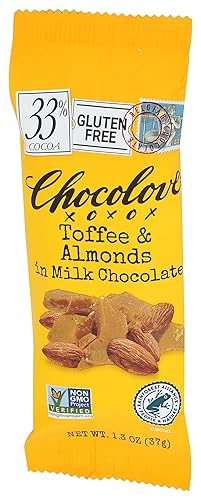 Miniatura 6 de Chocolove Caramelo y Almendras en Chocolate con Leche Mini, 1.3 oz