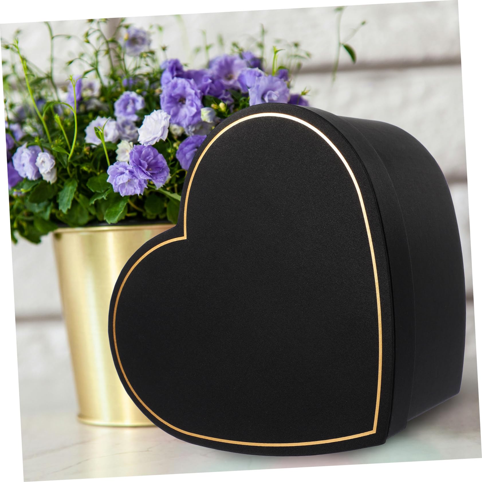 DOITOOL 2 Stück Herzförmige mit Leere Präsentationsbox für Valentinstag Weihnachten und Besondere Anlässe Stilvolle Verpackung für Süßigkeiten Schmuck und Persönliche