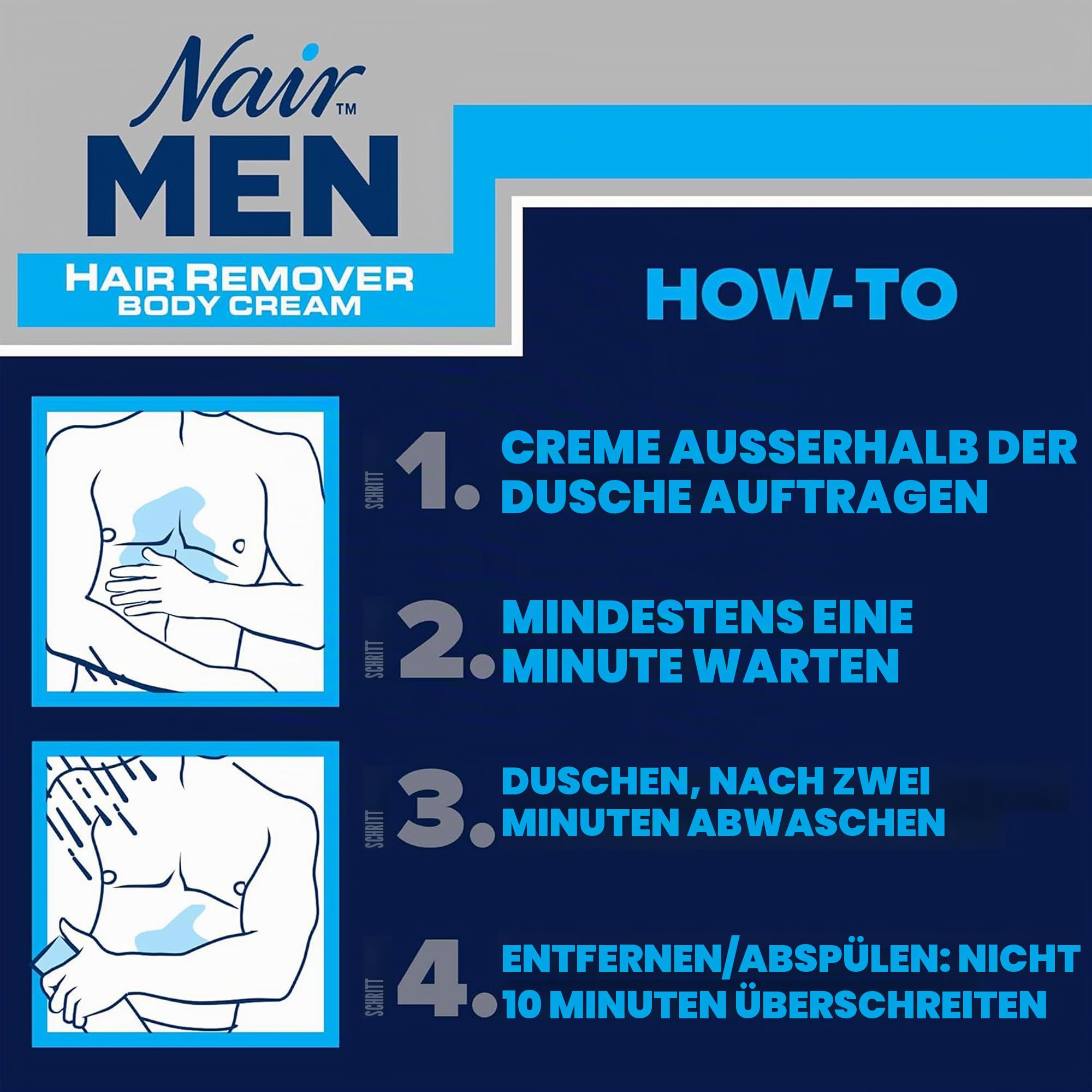 Nair Men Hair Removal Body Cream 13 oz by Nair