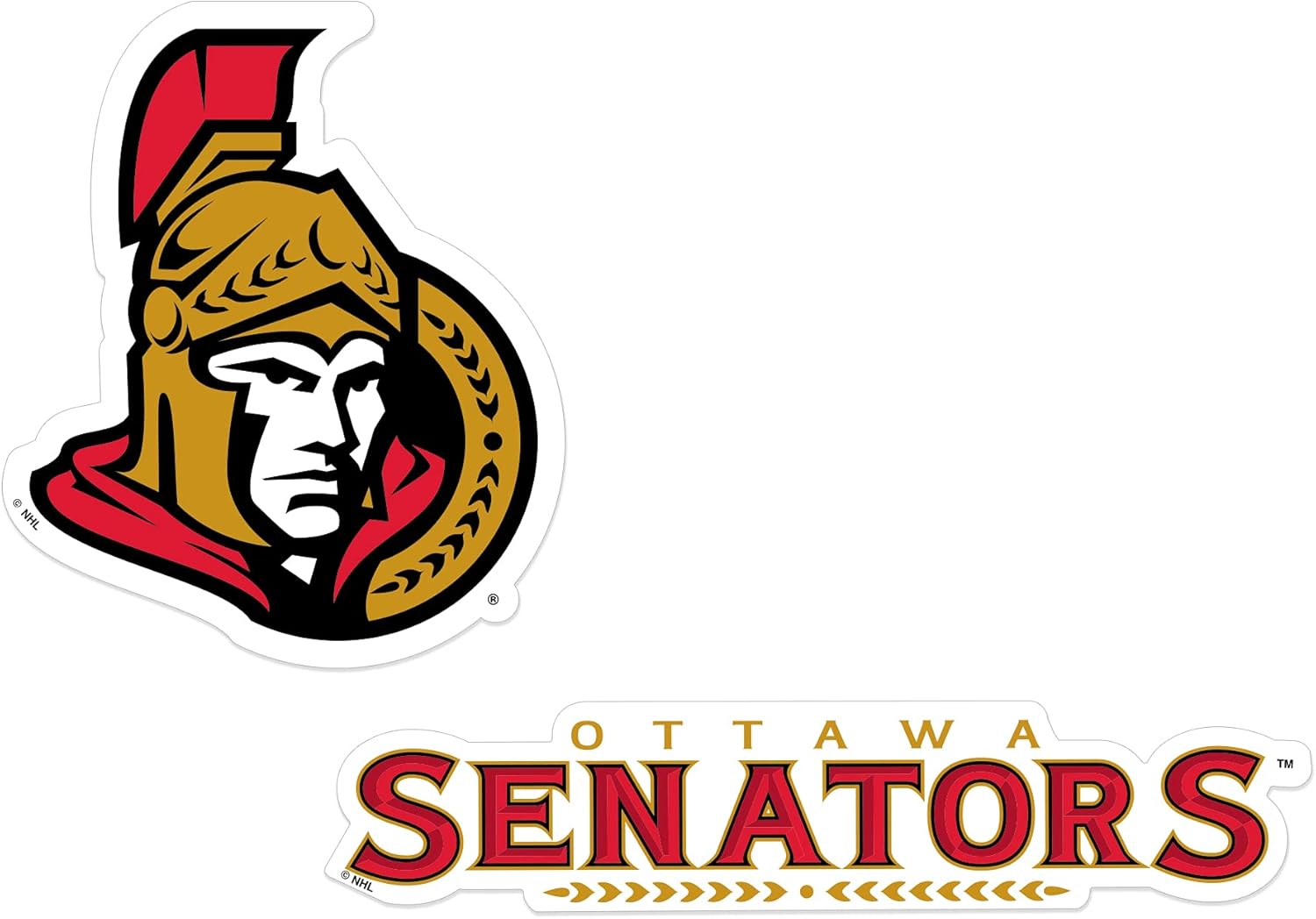 NHL Tampa Bay Lightning 2-Pack Die Cut Team Logo Magnet Set : Sports & Outdoors