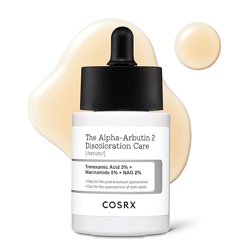 COSRX Alpha-Arbutin 2% Serum gegen Hautverfärbungen Koreanisches serum geischt zur Korrektur von dunklen Flecken mit Niacinamid für strahlenden und ebenmäßigen Teint, Korean Skincare 20 ml