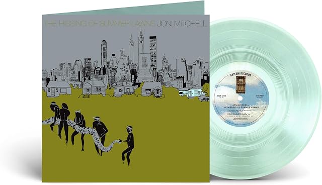 The Hissing Of Summer Lawns (Vinil Transparente / Verde) por Joni Mitchell, capa do álbum