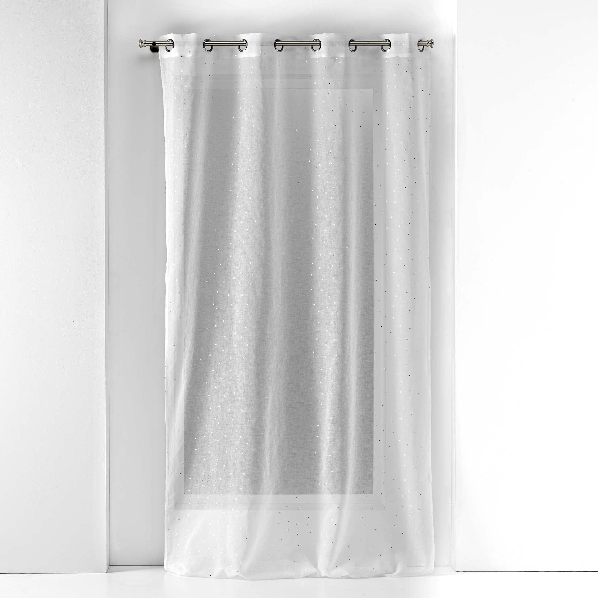 Douceur d'Intérieur, Goutteline Sandblasted Eyelet Curtain 140 x 240 cm