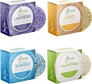 BAMBOEARTH Solid Shampoo Bar Set