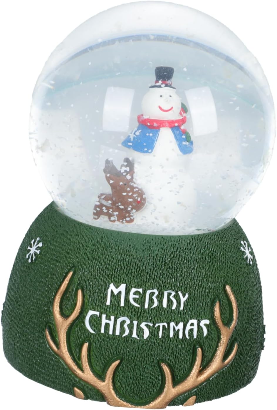 1pc Musical Adorable Xmas Snowman Water Globe Led Light Melodies for Christmas Decor for Boys and Girls and Collectors