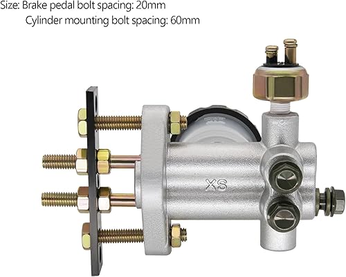 Miniatura 7 de Conjunto de cilindro maestro de freno hidráulico para 90cc 110cc 125cc 150cc 200cc 250cc Go Kart Master Cylinder Twister Kinroad Go Kart Buggy Sunl