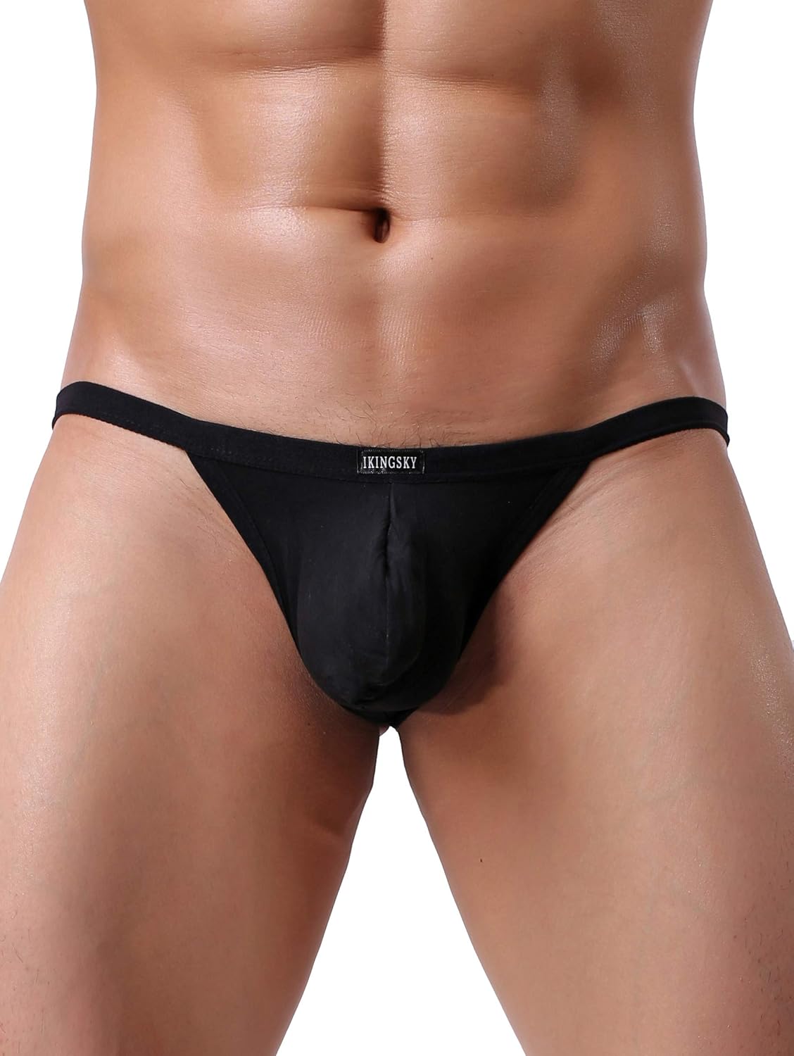 iKingsky Men's Modal Pouch G string Sexy Low Rise Thong Underwear - Image 4