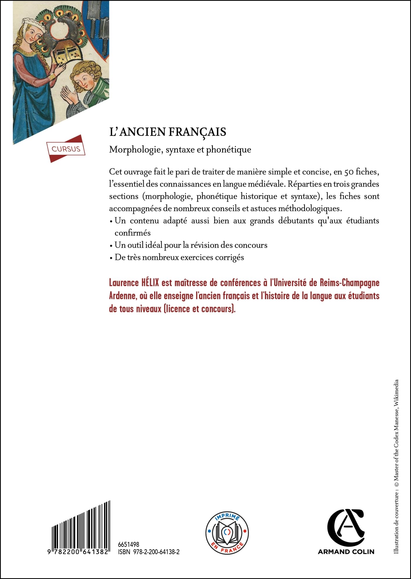 L'ancien français: Morphologie, syntaxe et phonétique