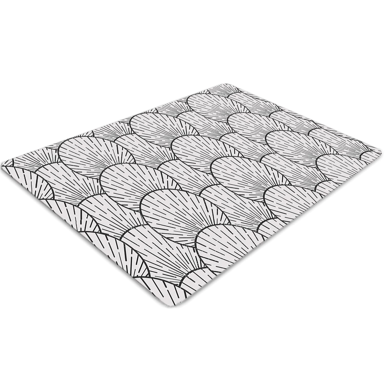 Tapis de chaise facile à nettoyer pour maintenir un coin bureau propre et sans traces