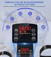 MOSUNY Pedálos Edzőgép 15 Sebességgel, LCD Kijelzővel és Távirányítóval 4