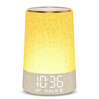 AFEXOA Sunrise Alarm Clock with 30 Soothing Sounds, White Noise Machine with Alarm Clock & Wake Up Light, Dimmable Display, Night Light for Bedroom, Heavy Sleepers, Adults & Kids - Amazon product rated Grade A