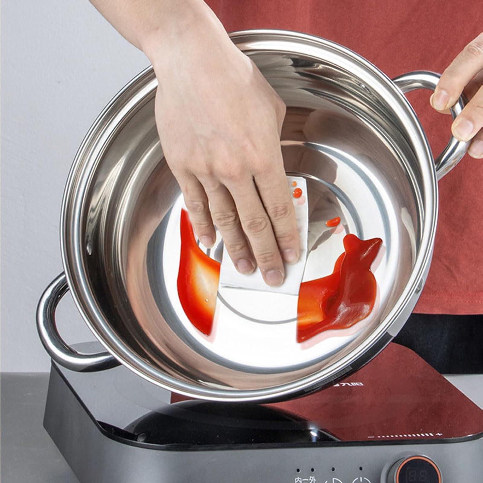 Casseroles à vapeur à 3 couches en acier inoxydable 304 avec couvercle en verre, gadget de cuisson polyvalent pour légumes, pâtes fruits de mer, ustensiles de cuisine à vapeur