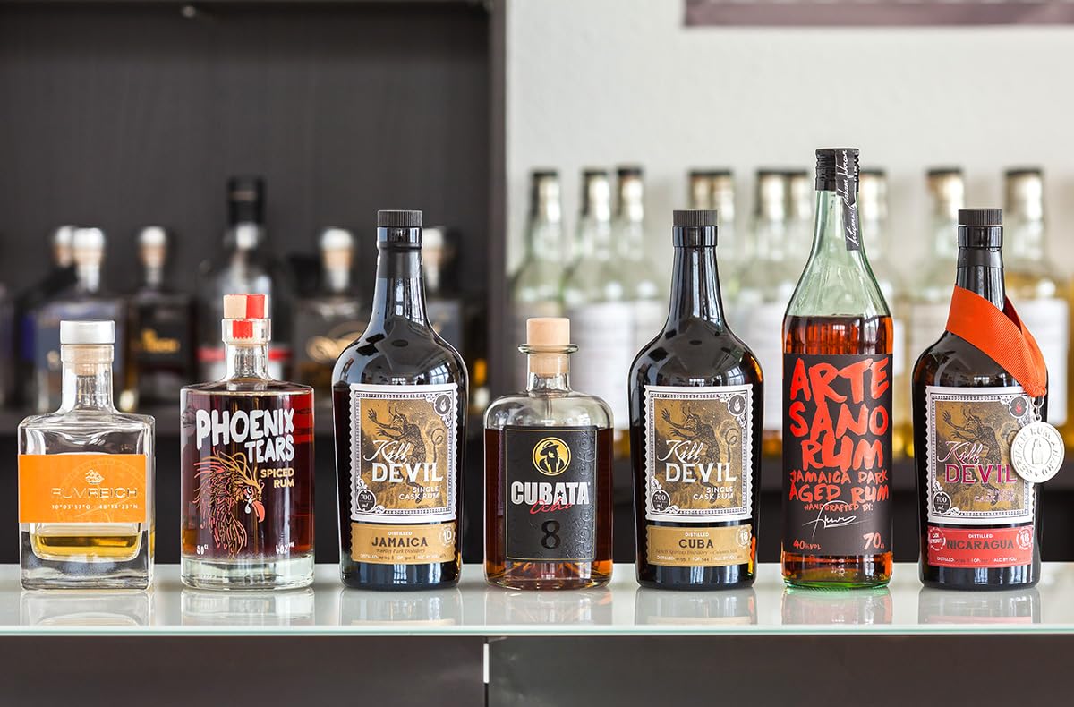 JOCHEN SCHWEIZER Geschenkgutschein: Rum Tasting Hamburg (7 Premium Sorten)