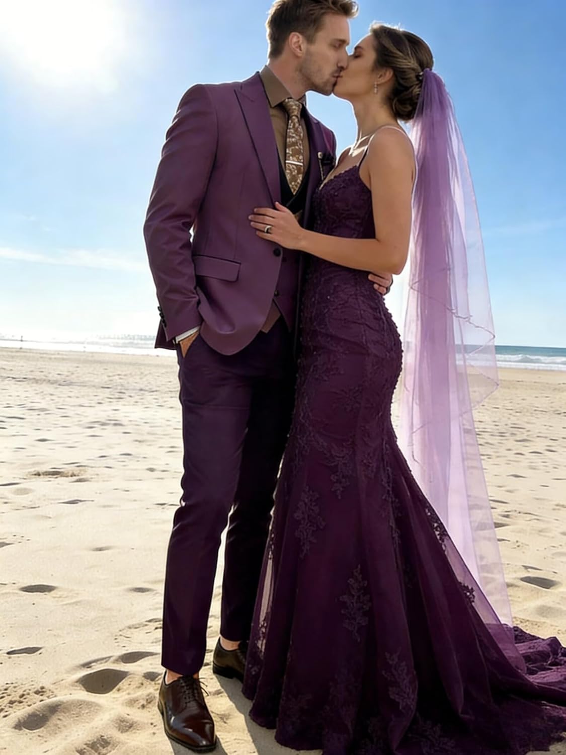 Suits for Men Slim Fit 3 Piece Suit Men Double Breasted Suit Mens Metal Buttons Peak Lapel Blazer Jacket Vest Pants