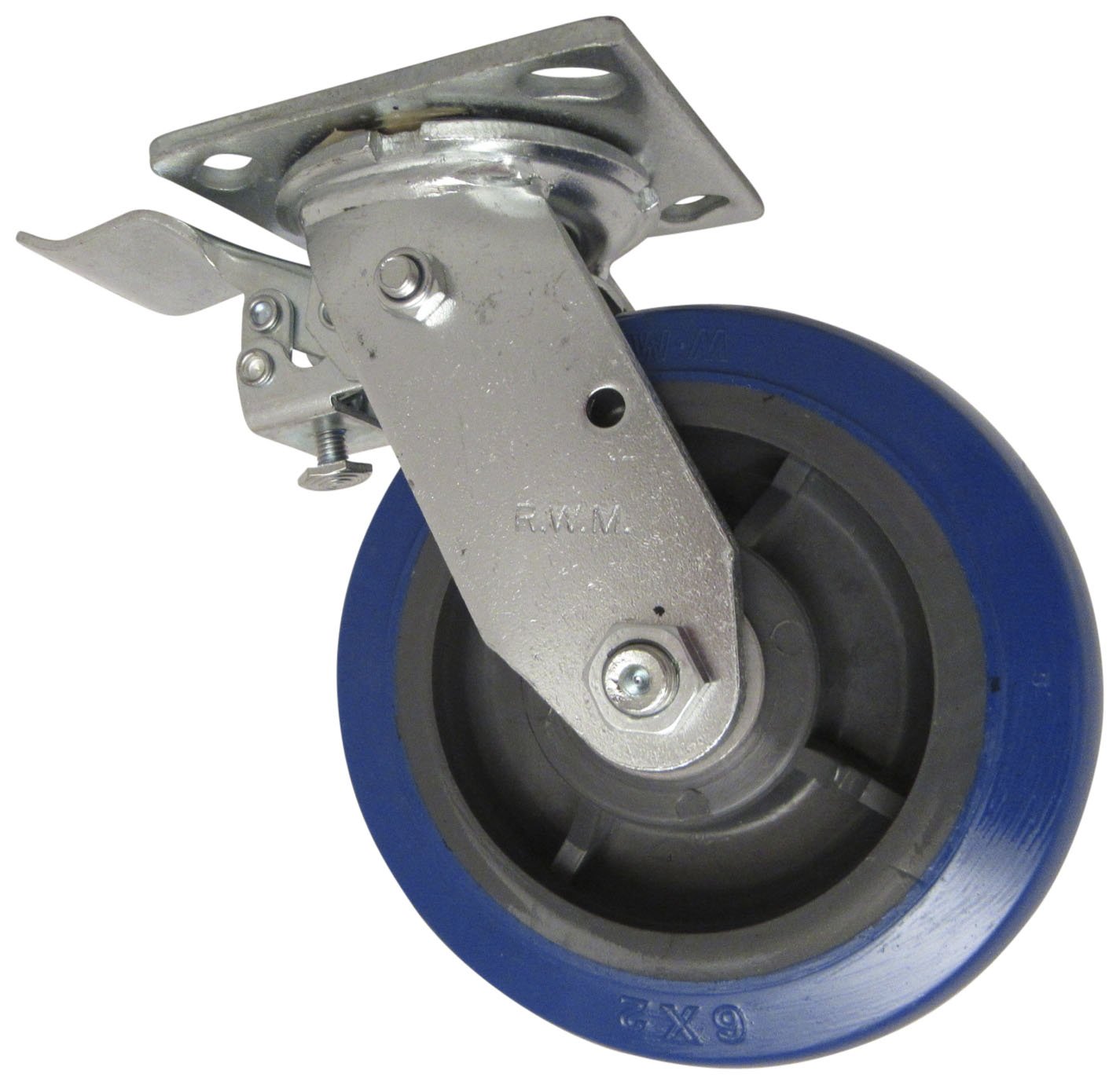 RWM Casters 46SWR0620SFCSTLB 46 Series 71/2" High, 6" Signature