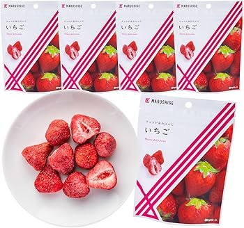 Amazon | 【まるしげ公式】チョコが染み込んだいちご5袋セット 1