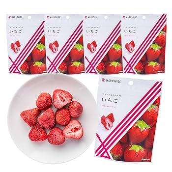 Amazon | 【まるしげ公式】チョコが染み込んだいちご5袋セット 1