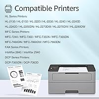 Vista 2 de greencycle Cartucho de tóner TN450 y unidad de tambor DR420 compatible con Brother TN-450 TN420 TN-420 DR420 DR-420 funciona con impresora HL-2240