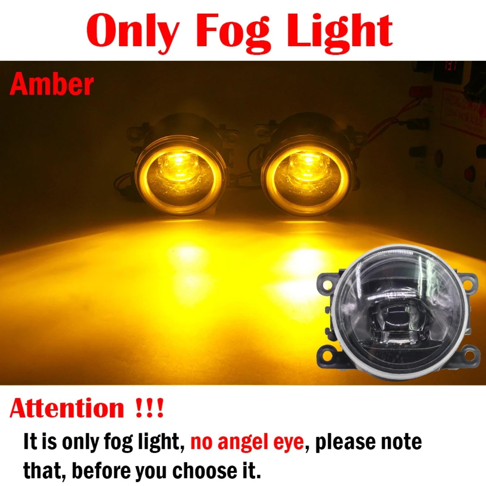 Mistlampen 2 X 40 W LED Światło przeciwmgielne Samochód lewy + prawy Angel Eye DRL Lampa przeciwmgielna do jazdy dziennej 12 V Dla Opel Dla Vauxhall Dla Vivaro B 2015-2019