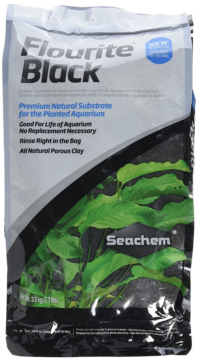 Seachem Fluorite Black Clay Gravel, 7.7 lb